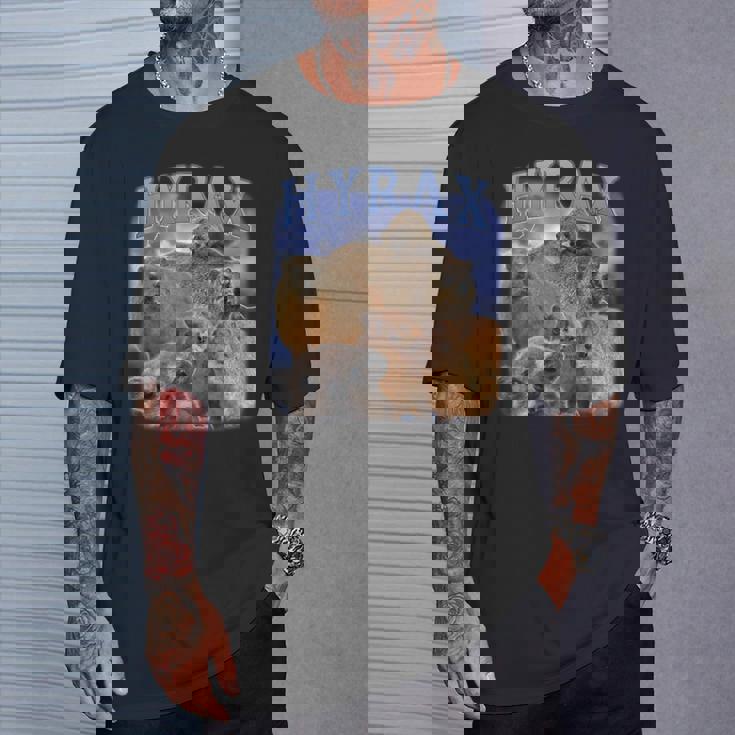 Hyrax Fire Meme Animal Lover ユーモア ロック ハイラックス Tシャツ 彼への贈り物