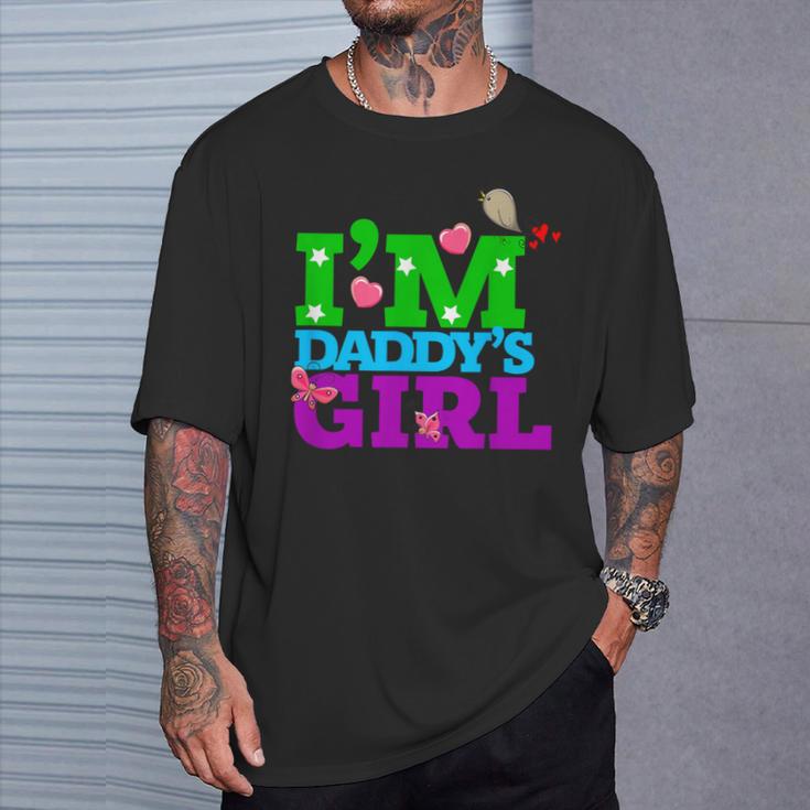 I'm Daddy's Girl I Love You Dad Daddy Daughter Tシャツ 彼への贈り物