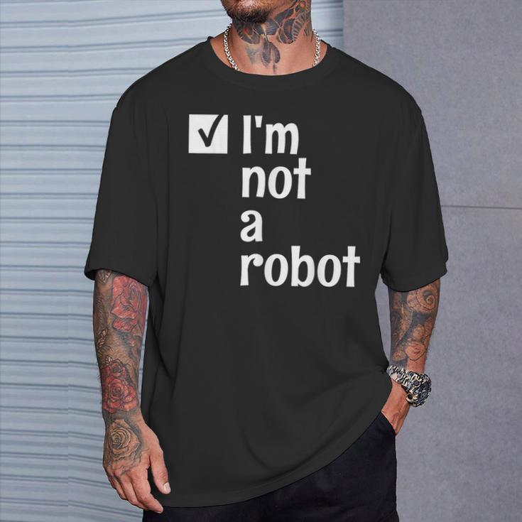 I'm Not A Robot Aiゲーマー Tシャツ 彼への贈り物