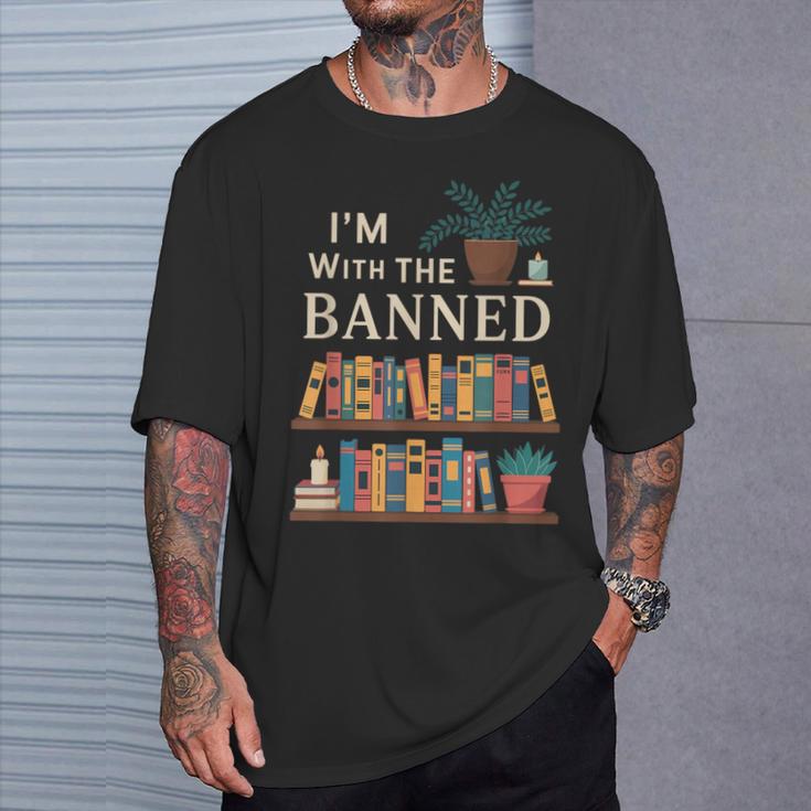 I'm With The Banned Books Reading T-Shirt Gifts for Him I'm With The Banned Books Reading T-Shirt Gifts for Him