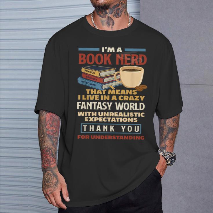 I'm a Book Nerd Book Lover Book Reader T-Shirt Gifts for Him I'm a Book Nerd Book Lover Book Reader T-Shirt Gifts for Him