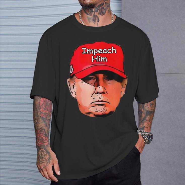 Impeach Trumptupid レッドキャップ ジョーク 民主党員 Usa 弾丸 Tシャツ 彼への贈り物