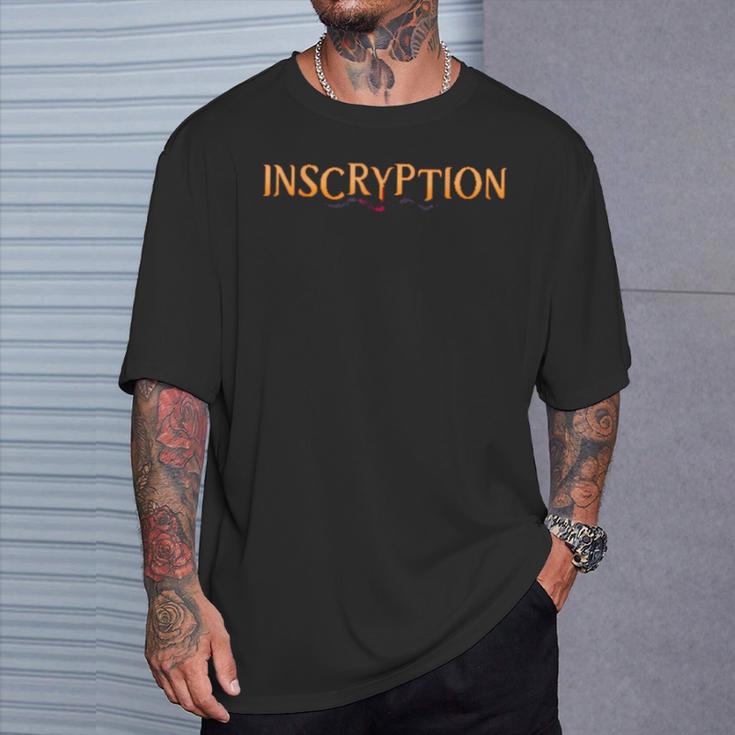 Inscryptionサイコホラーカードゲームハロウィン怖い Tシャツ 彼への贈り物
