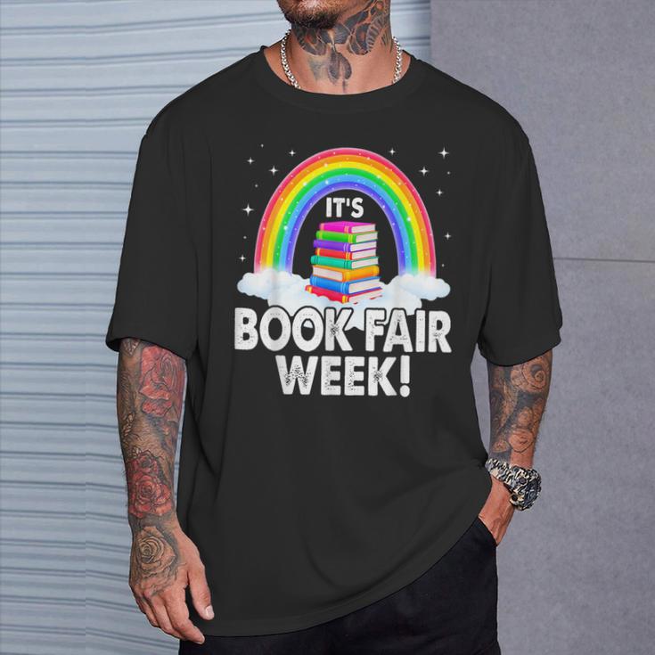 It's Book Fair Week Librarian Library Literacy Reading T-Shirt Gifts for Him It's Book Fair Week Librarian Library Literacy Reading T-Shirt Gifts for Him