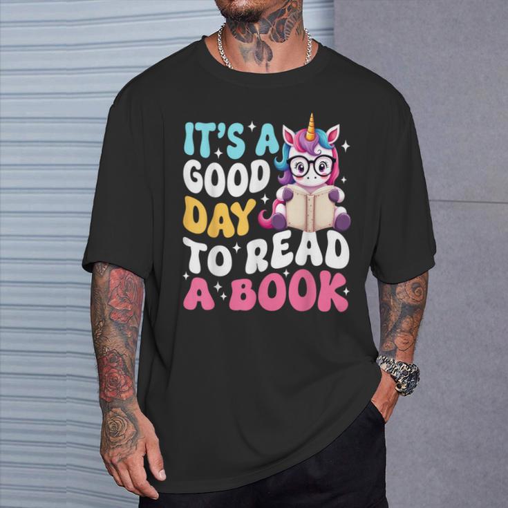 It's a Good Day To Read a Book World Book Day Costume Kids T-Shirt Gifts for Him