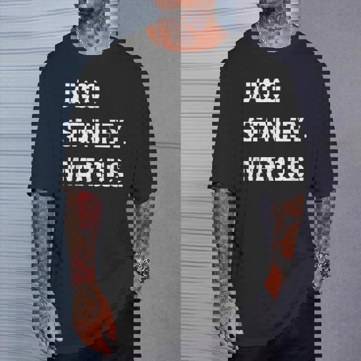 JacoStanleyMarcusJazz Guitar Godsミュージシャン Tシャツ 彼への贈り物