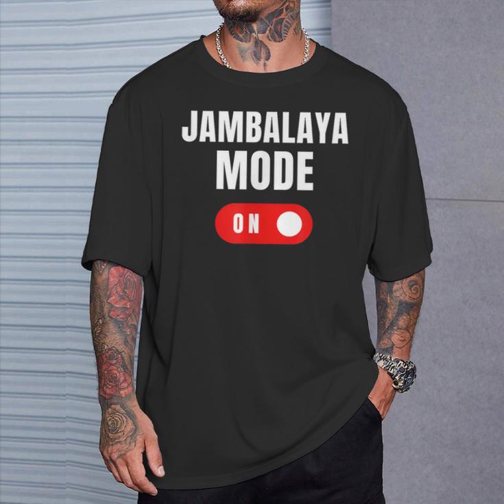 Jambalaya モード 面白い文字 食べ物愛好家に最適 スープ ユーモア Tシャツ 彼への贈り物