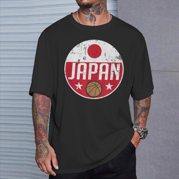Japan Basketball Flag Jerseyupporter Nippon Fan Tシャツ 彼への贈り物