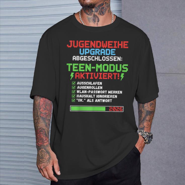 Jugendweihe 2026 Upgrade Für Gamer T-Shirt Geschenke für Ihn