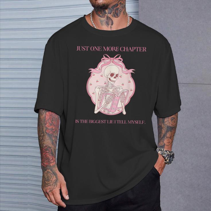 Just One More Chapter Is The Biggest Lie I Tell Myself Book T-Shirt Gifts for Him Just One More Chapter Is The Biggest Lie I Tell Myself Book T-Shirt Gifts for Him