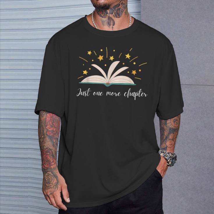 Just One More Chapter Book Lovers T-Shirt Gifts for Him