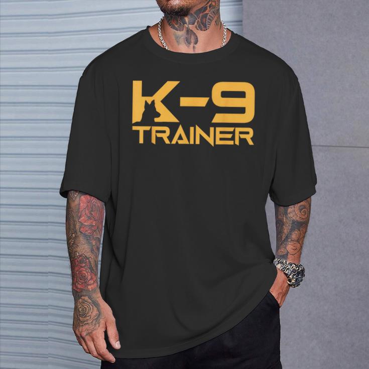 K-9 K9 ドッグハンドラー トレーナー 警察 セキュリティ ハロウィン Tシャツ 彼への贈り物