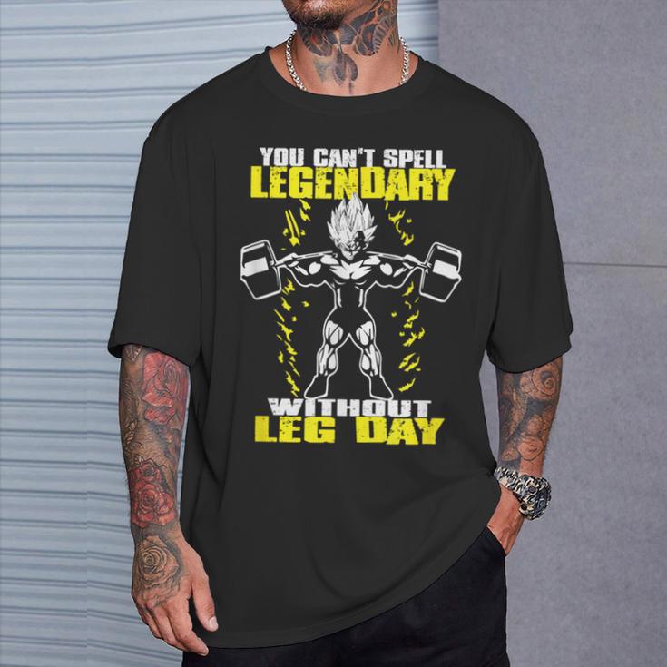 Leg Day ボディビルディング スクワット ジム モチベーションスクワット Tシャツ 彼への贈り物