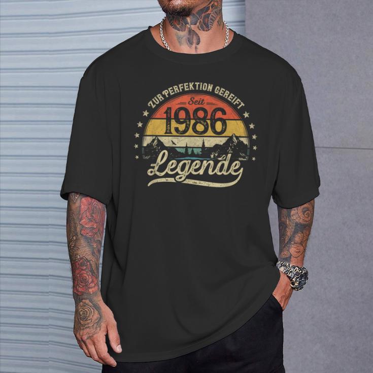 Legendeeit 1986 40 Jahre 40 Geburtstag Mann Frau Geschenk T-Shirt Geschenke für Ihn