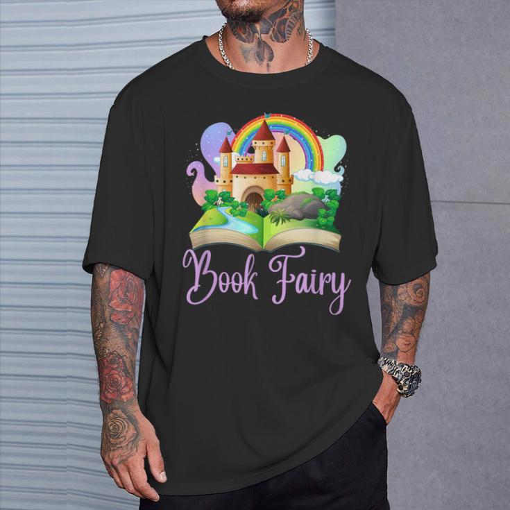 Librarian Book Fairy Library Book Book Fair Teacher Read For Men Women T-Shirt Gifts for Him