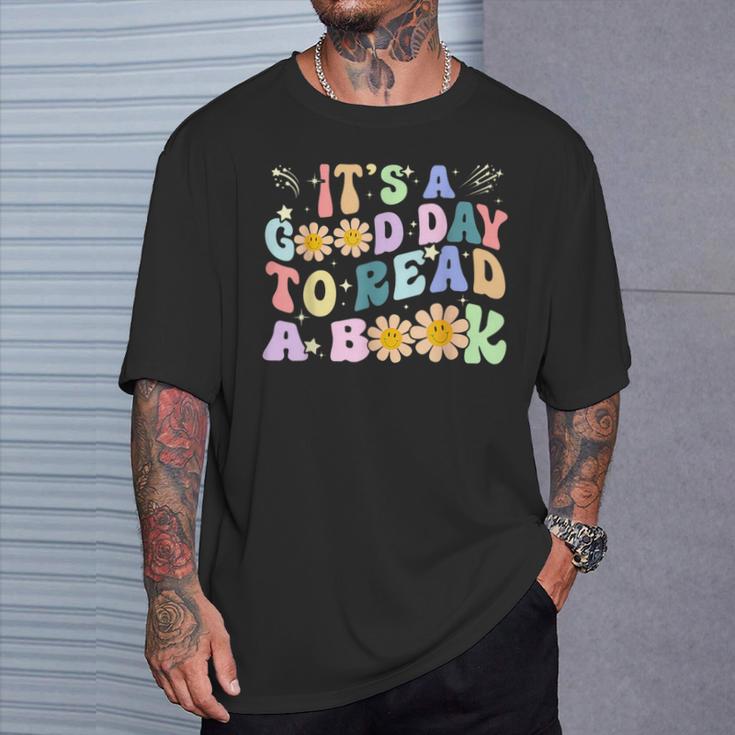 Library Reading Lovers It's Good Day To Read Book T-Shirt Gifts for Him