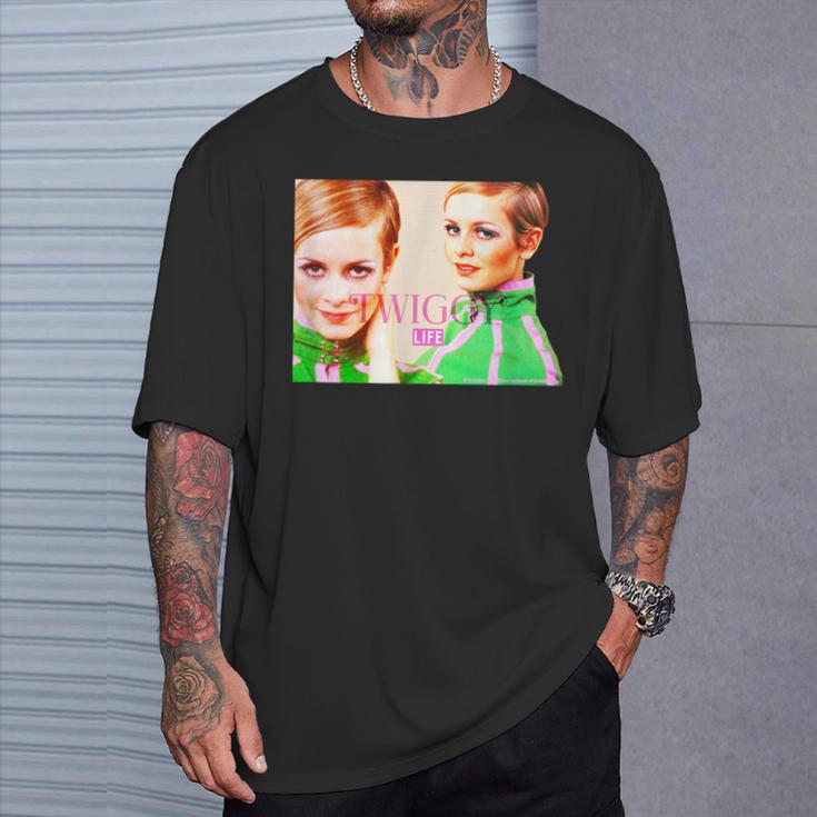 Life Picture Collection _ ツイッギー2 Tシャツ 彼への贈り物