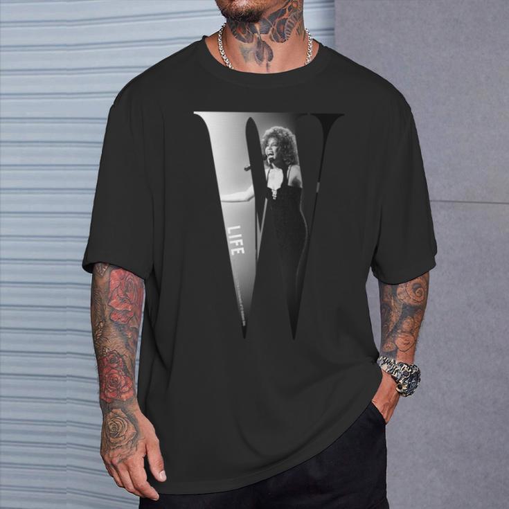 Life Picture Collection _ ホイットニー ヒューストン1 長袖tシャツ Tシャツ 彼への贈り物
