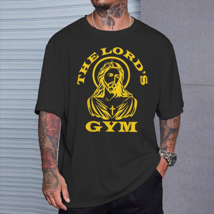The Lords Gym 重量挙げに クリスチャン ジーザス 好き Tシャツ 彼への贈り物