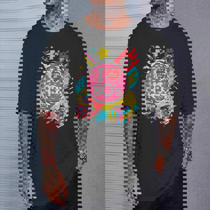 I Love The 80年代シャツ 80年代服 男女兼用 1980年代 Tシャツ 彼への贈り物