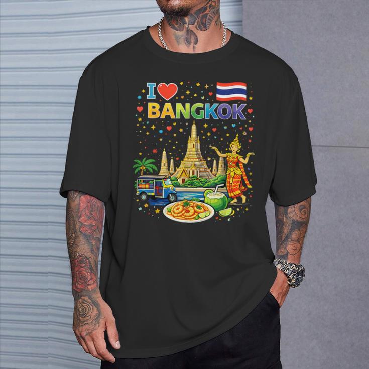 I Love Bangkok タイ旅行お土産 Tシャツ 彼への贈り物