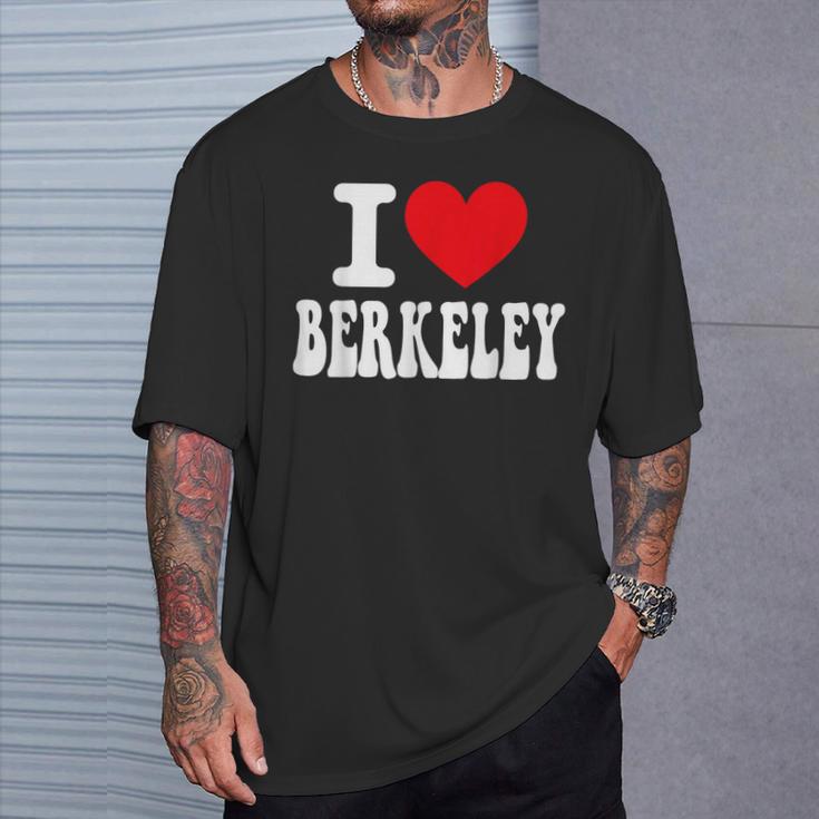 I Love Berkeley California Heart お土産 Ca City Pride Tシャツ 彼への贈り物
