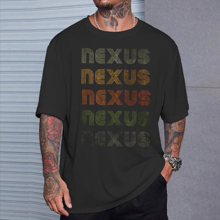 Love Heart Nexus グランジ ビンテージスタイル ブラック ネクサス Tシャツ 彼への贈り物