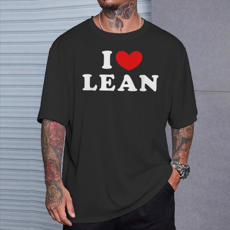 I Love Lean 私は愛する Lean Tシャツ 彼への贈り物