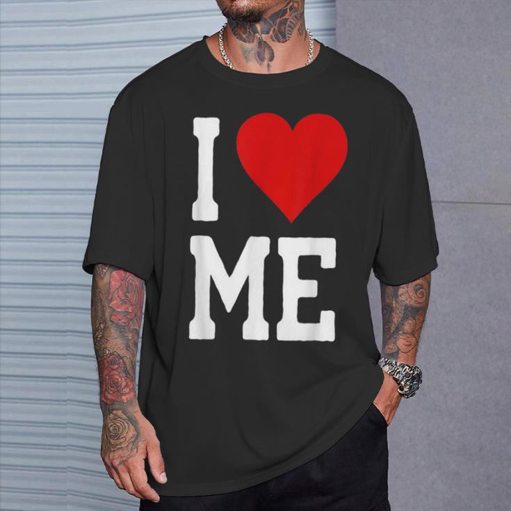 I Love Me ハートセルフラブセルフ受容i Love Me Tシャツ 彼への贈り物