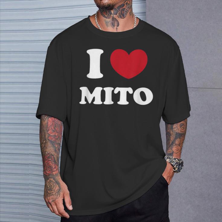 I Love Mito ミト大好き Tシャツ 彼への贈り物