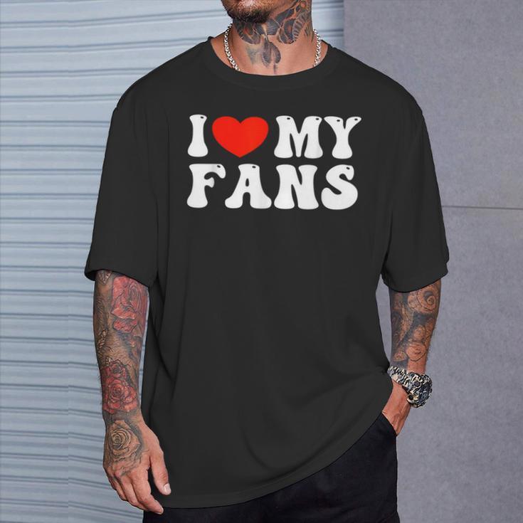 I Love My Fans Tシャツ 彼への贈り物