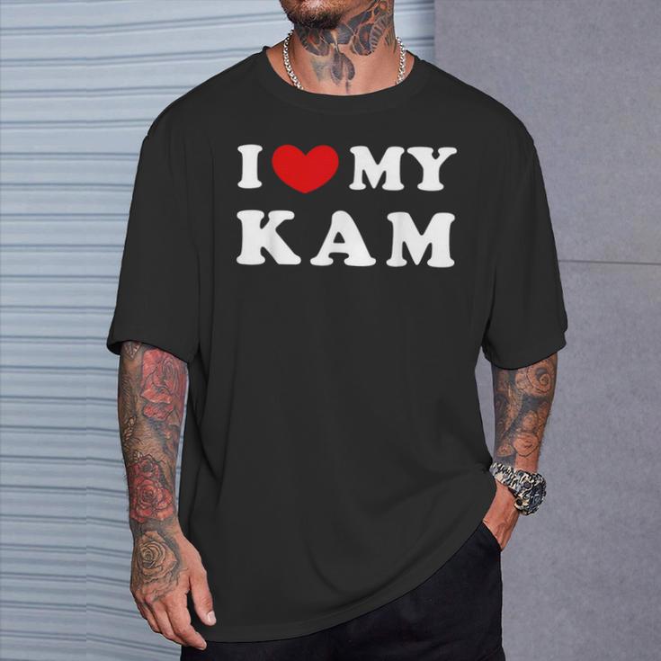 I Love My Kam アイ・ラブ・マイ・カム Tシャツ 彼への贈り物