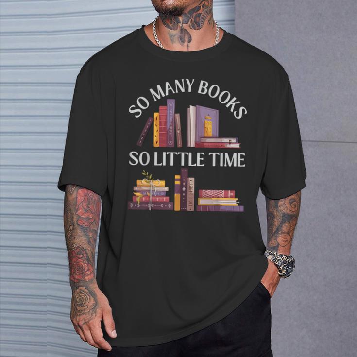 Love Reading Just One More Chapter I Love All The Books T-Shirt Gifts for Him