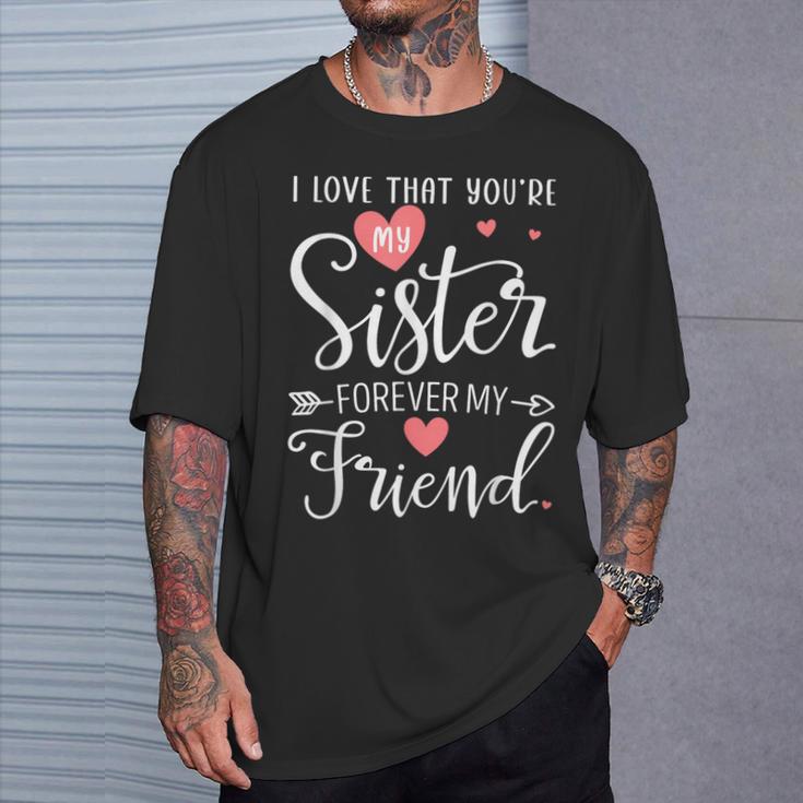 I Love That You're Myister Always Myis Forever My Friend Tシャツ 彼への贈り物