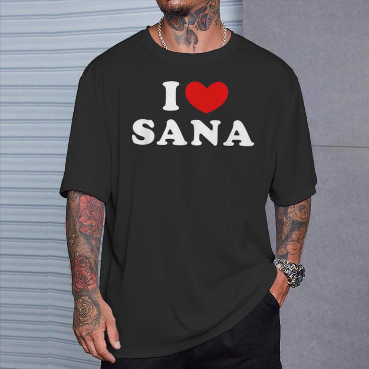I Loveana 私は愛するana Tシャツ 彼への贈り物