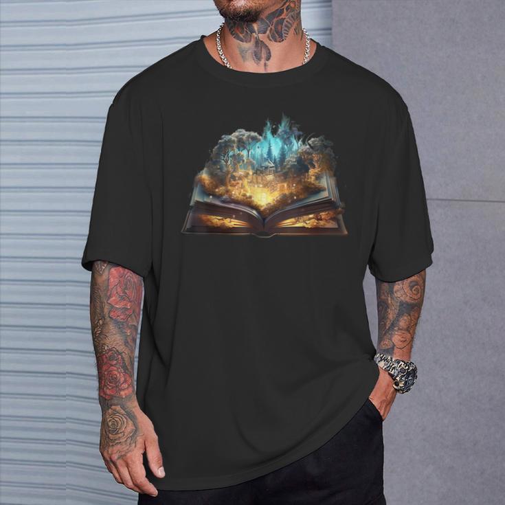 Magical Book T-Shirt Gifts for Him