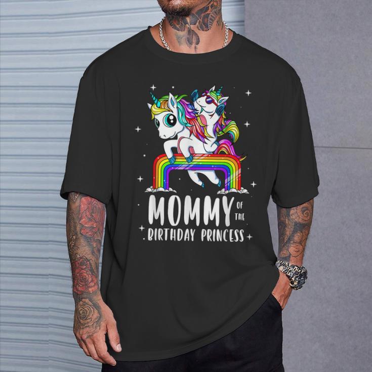 Mamá La Princesa De Cumpleaños Unicornio Mamá Camiseta unisex Regalos para él