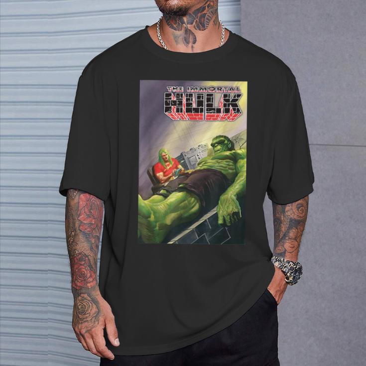 Marvel Comixology The Hulk Adam Warlock Comic Book Cover T-Shirt Gifts for Him
