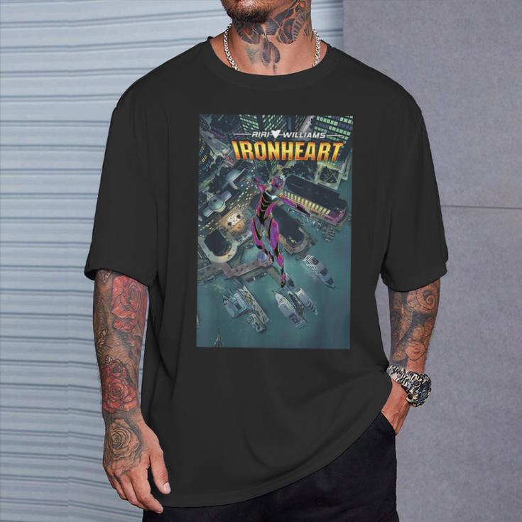 Marvel Comixology Ironheart Issue 3 Comic Book Cover T-Shirt Gifts for Him