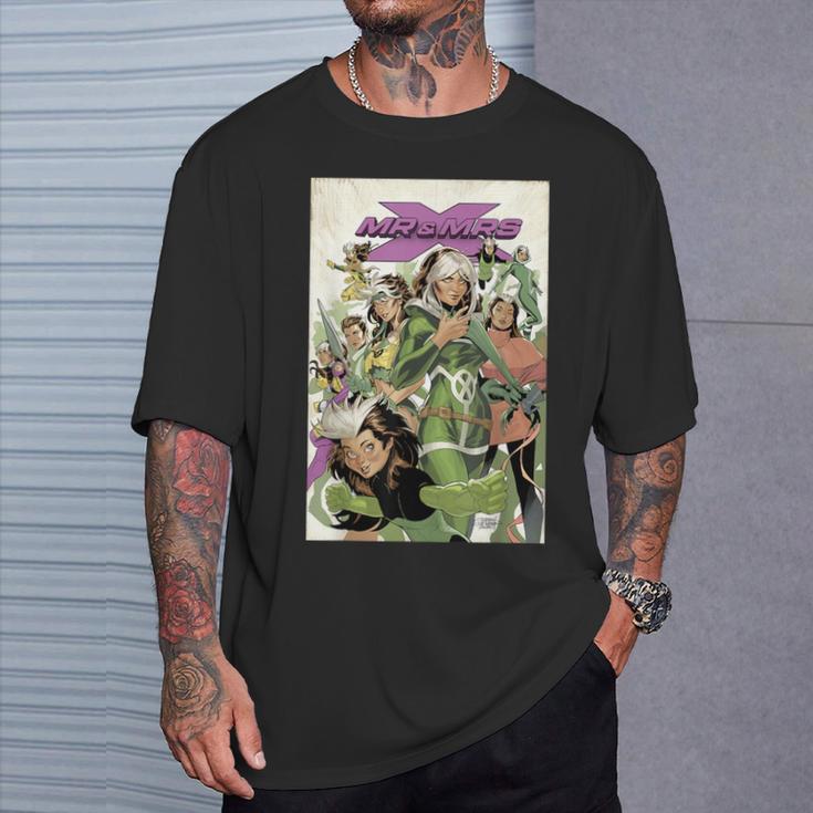 Marvel Comixology Mr & Mrs X Comic Book Cover T-Shirt Gifts for Him Marvel Comixology Mr & Mrs X Comic Book Cover T-Shirt Gifts for Him