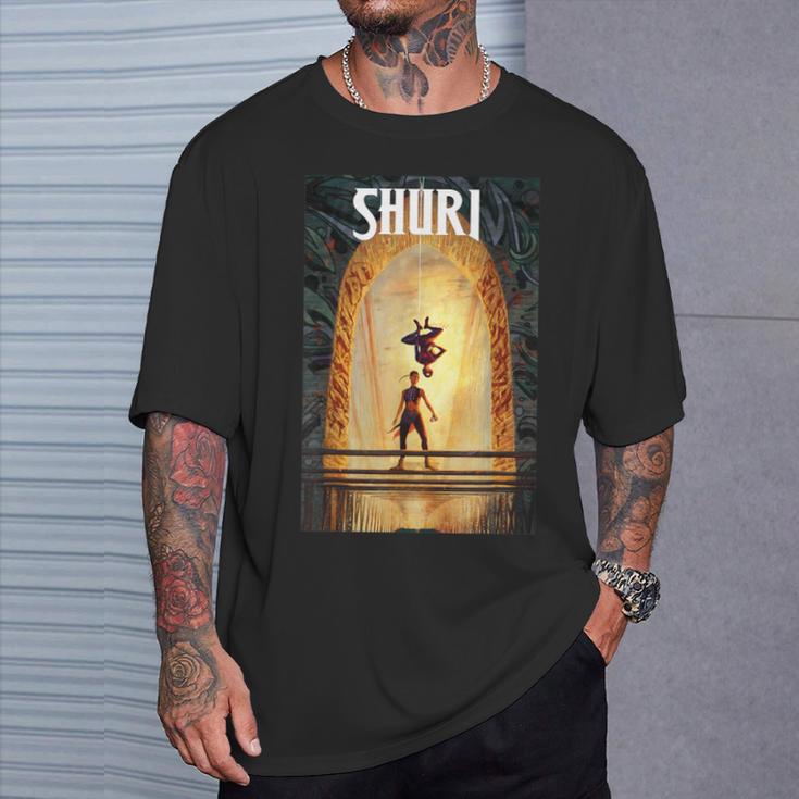 Marvel Comixology Shuri And Spider-Man Comic Book Cover T-Shirt Gifts for Him