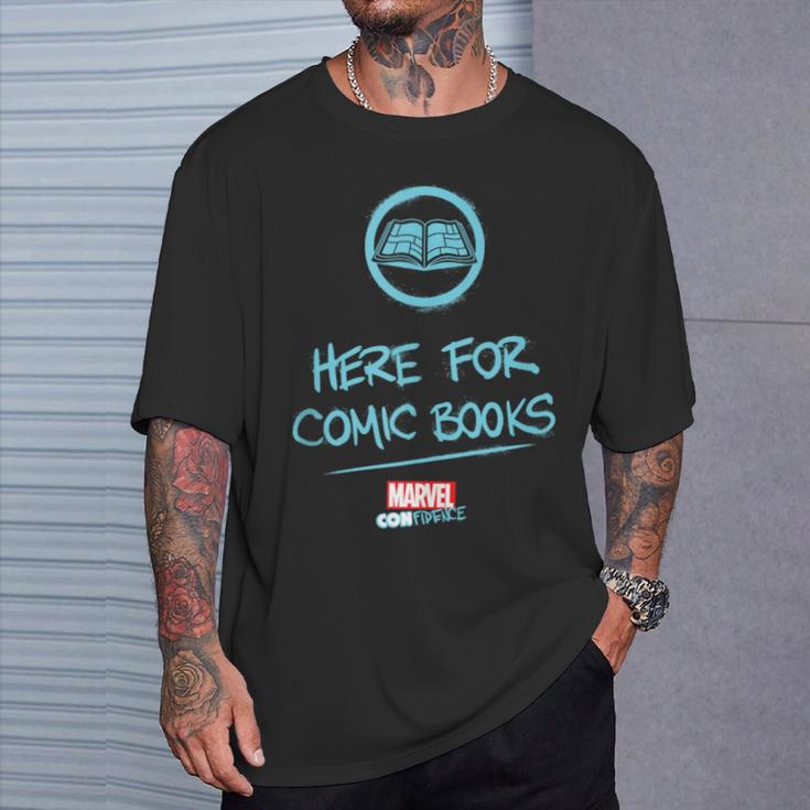 Marvel Confidence Here For Comic Books T-Shirt Gifts for Him