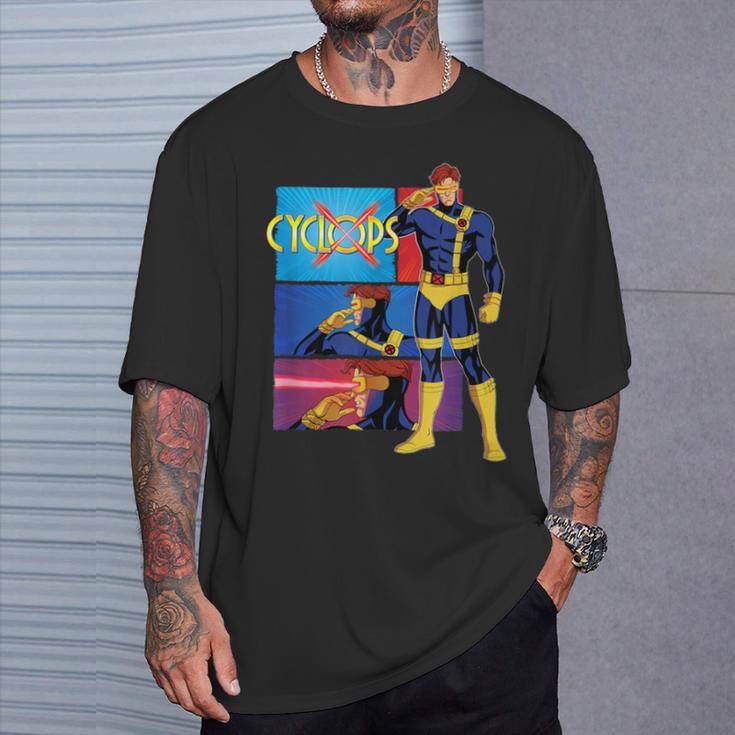 Marvel X-Men '97 Vintage Classic Cyclops Comic Book Panels T-Shirt Gifts for Him Marvel X-Men '97 Vintage Classic Cyclops Comic Book Panels T-Shirt Gifts for Him