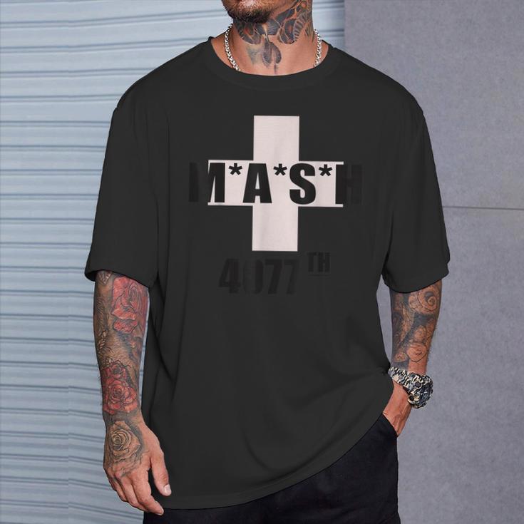 MASH 4077Th ヴィンテージ メンズ&レディース Tシャツ 彼への贈り物