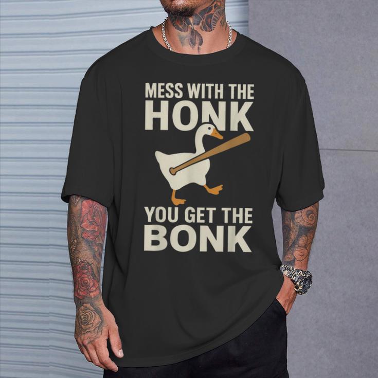 Mess With The Honk You Get The Bonk Tシャツ 彼への贈り物