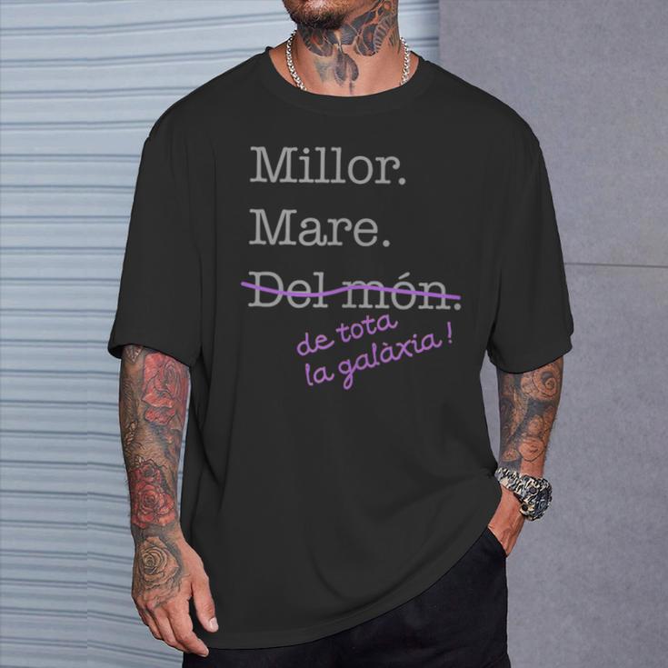 Millor Mare Del Món Galàxia Mama Madre Dia De La Mare In Mangas Camiseta unisex Regalos para él