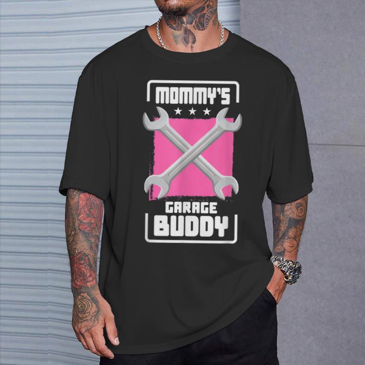 Mommy Garage Buddy 車愛好家 メカニック 自動車修理 Tシャツ 彼への贈り物