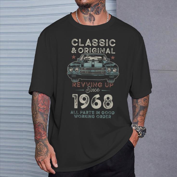 Nacido En 1968 Muscle Car 58 Cumpleaños Camiseta unisex Regalos para él