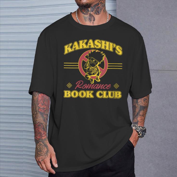 Naruto Shippuden Kakashi's Romance Book Club Anime T-Shirt Gifts for Him