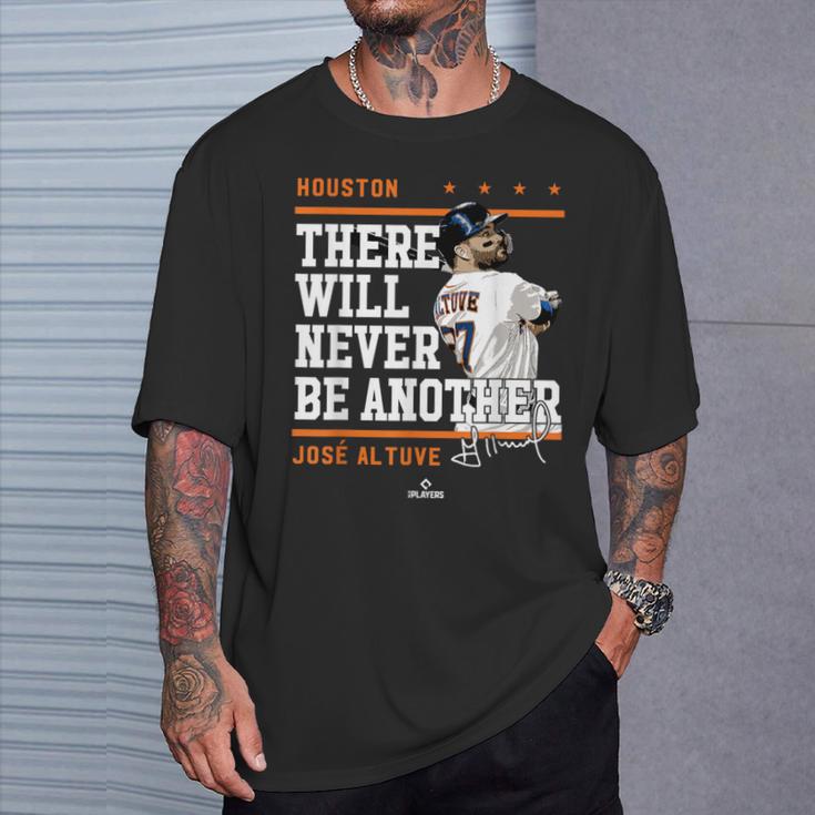 Never Be Another Jose Altuve Houston Mlbpa Tシャツ 彼への贈り物